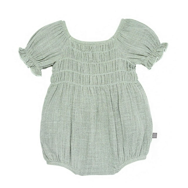 modern moments™ by Gerber® - Smocked Bubble Romper - Sky