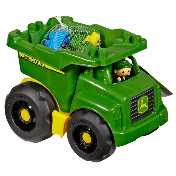 mega bloks john deere dump truck