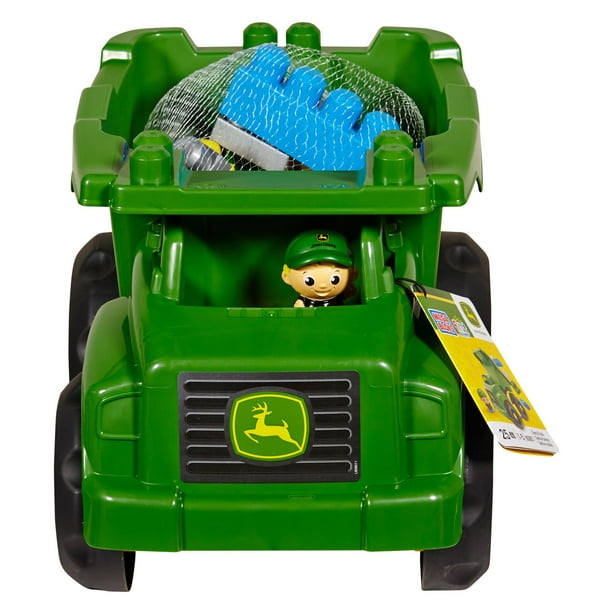 mega bloks john deere large vehicle dump truck