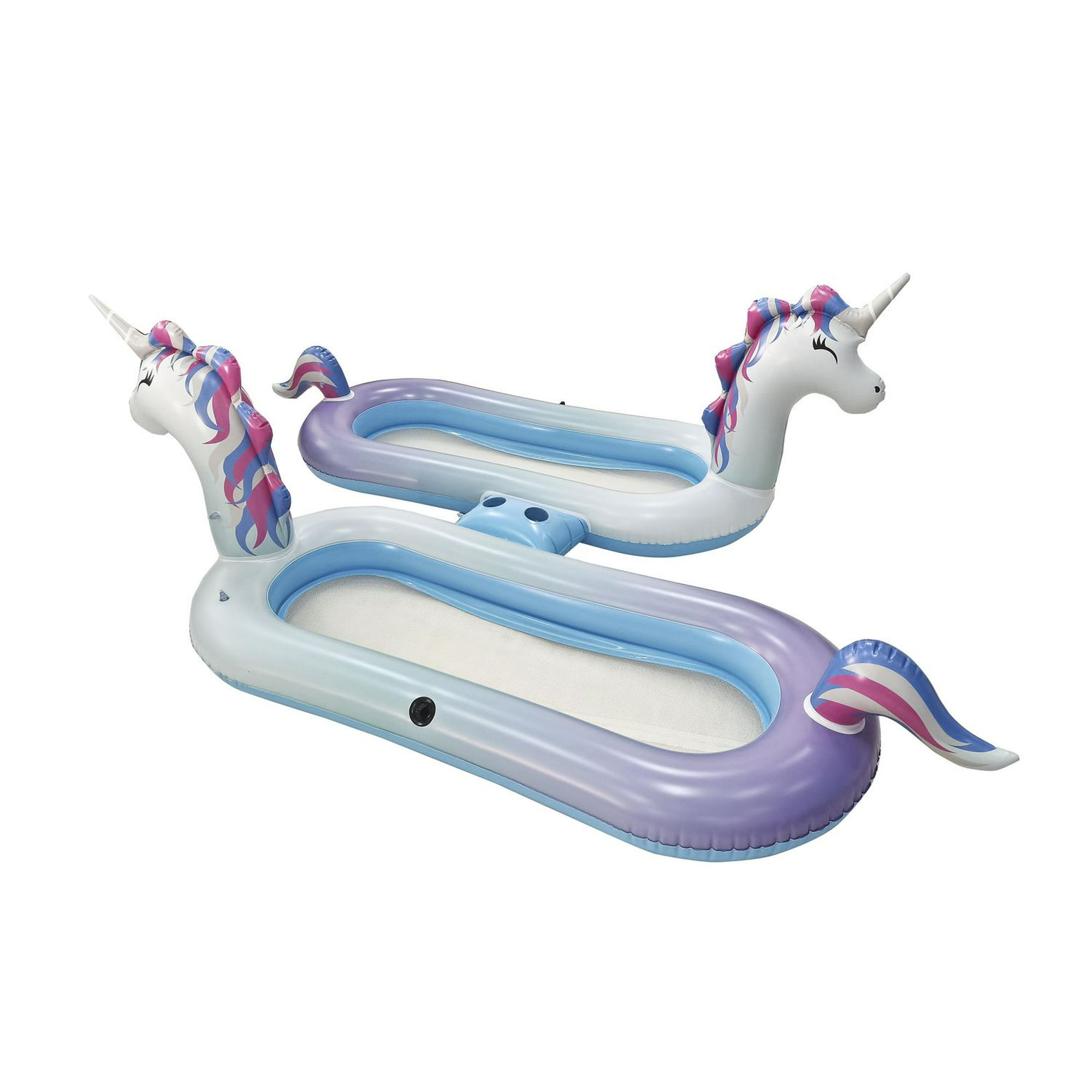 Pathfinder Inflatable 88 2-Person Unicorn Lounges with Cool Ombre