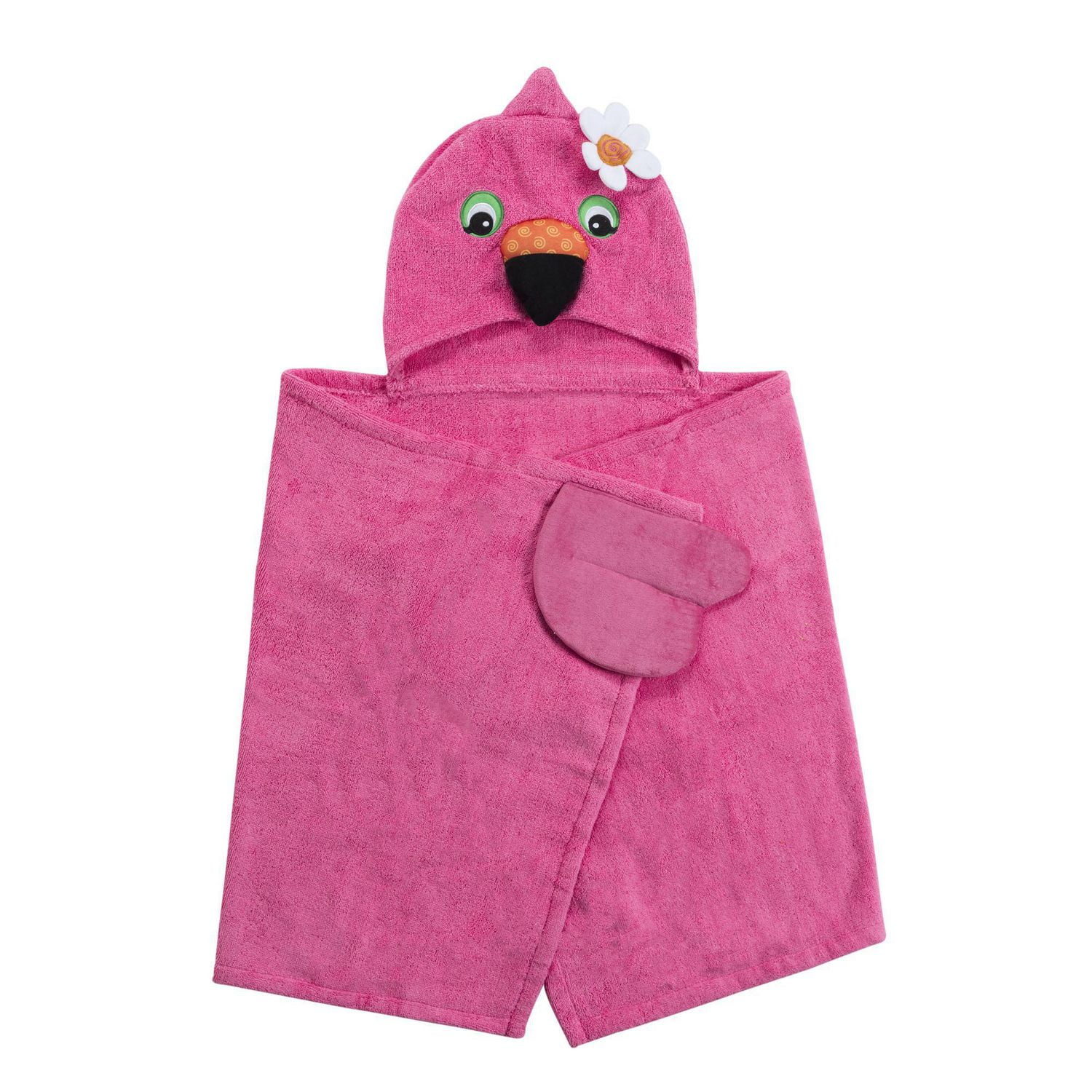 ZOOCCHINI Toddler, Kids Plush Terry Hooded Bath Towel Swim Towel