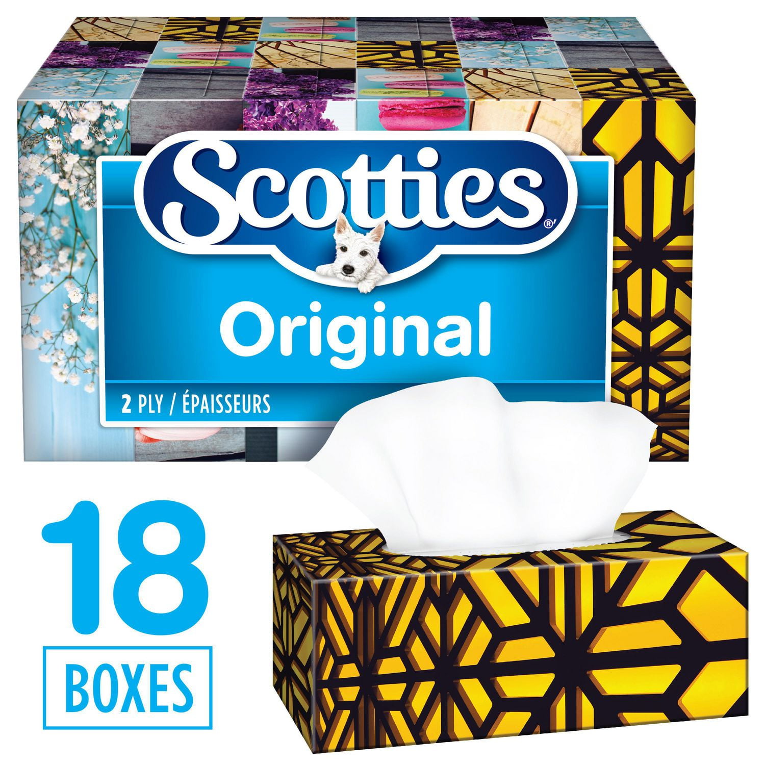 Scotties Regular 2Ply Facial Tissue Walmart Canada