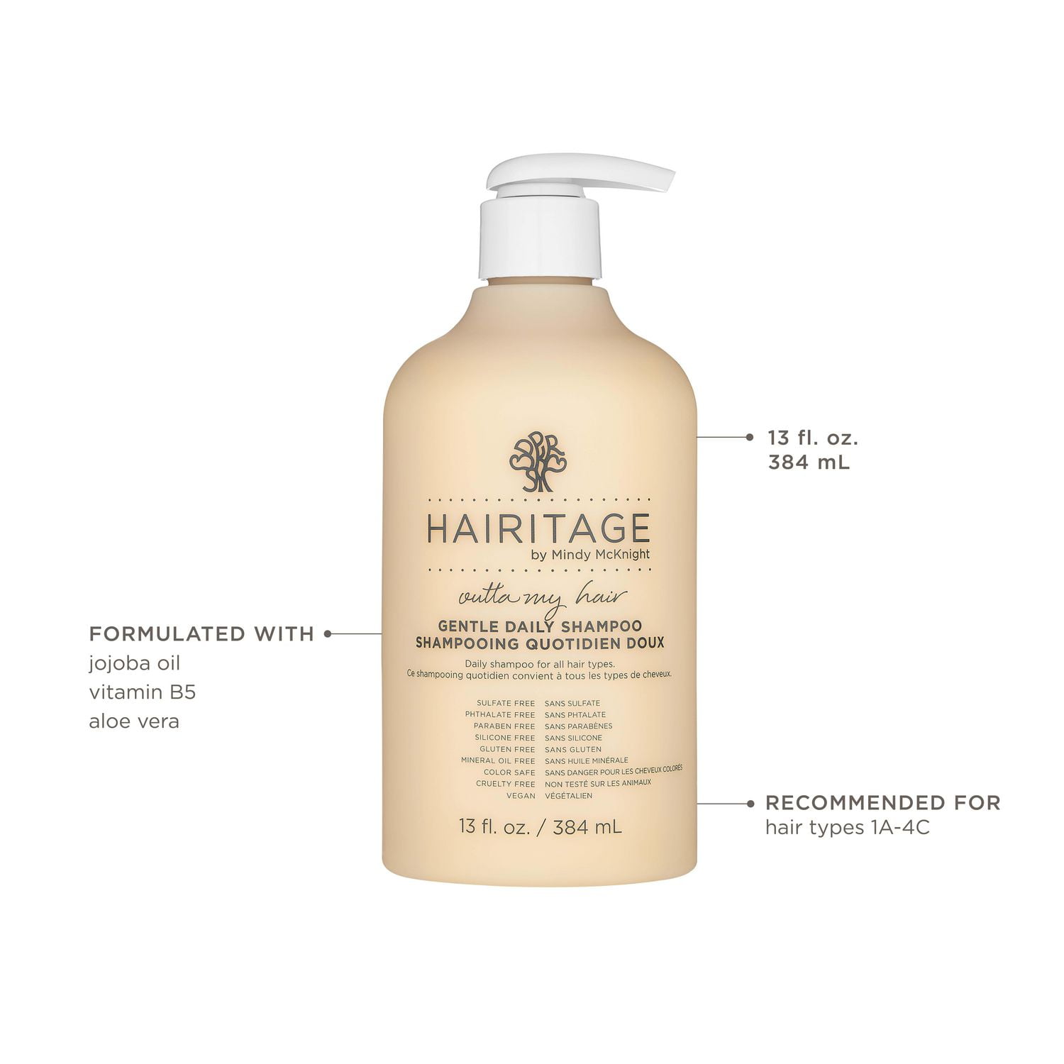 Hairitage Outta My Hair Gentle Daily Shampoo | Walmart Canada