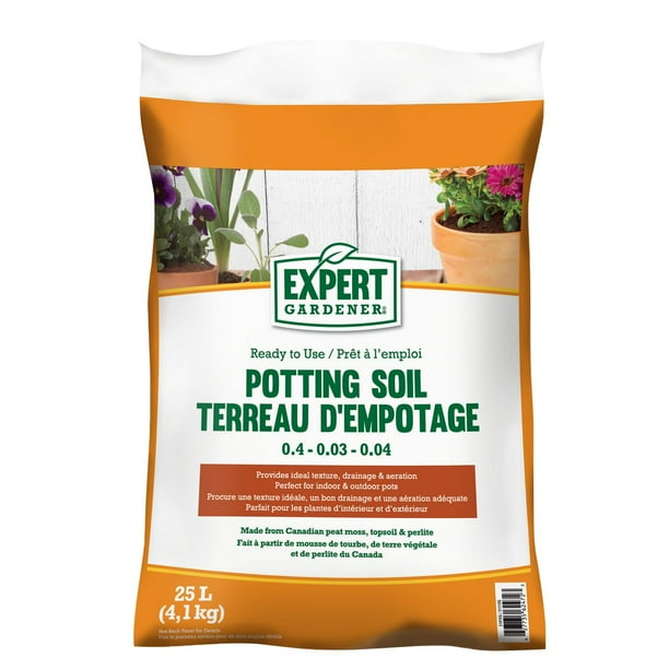 EXPERT GARDENER POTTING SOIL 25L, POTTING SOIL 25L Walmart.ca