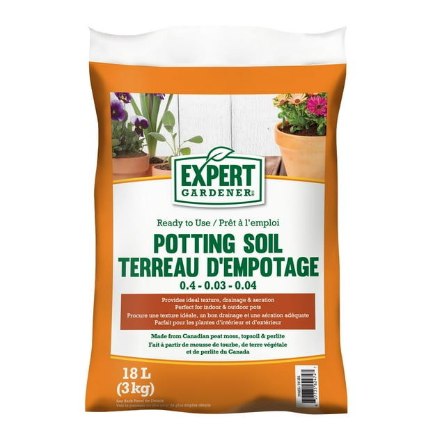 EXPERT GARDENER POTTING SOIL 18L, POTTING SOIL 18L Walmart.ca