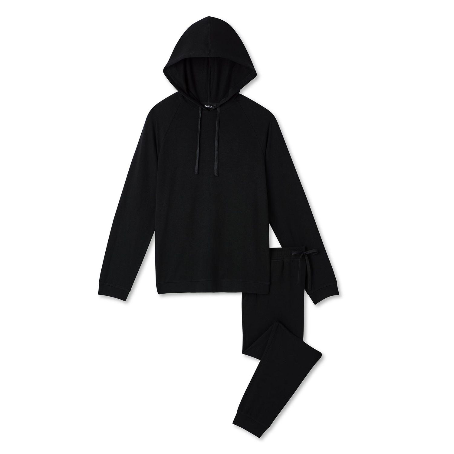 George Men's Hooded Pajamas 2-Piece Set