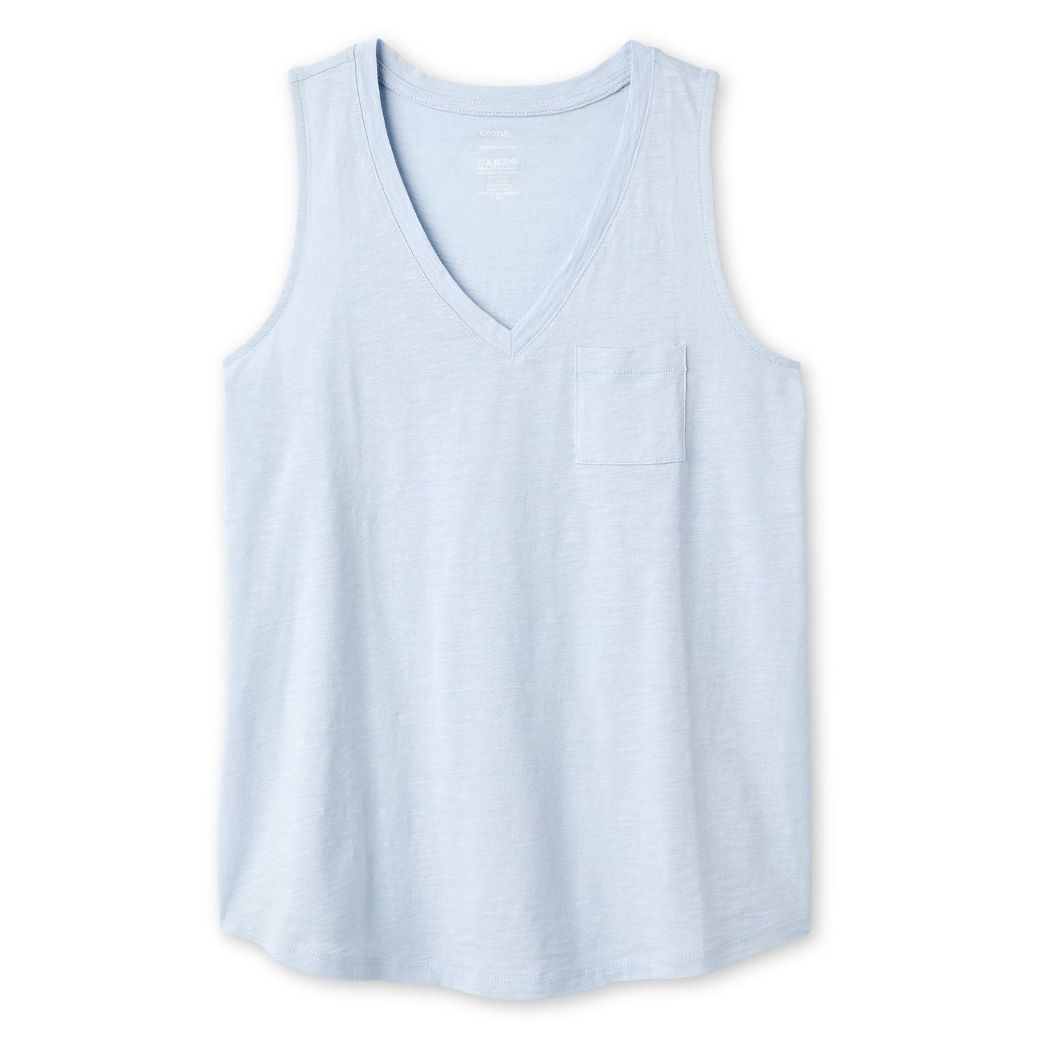 George Women's V-Neck Pocket Tank Top