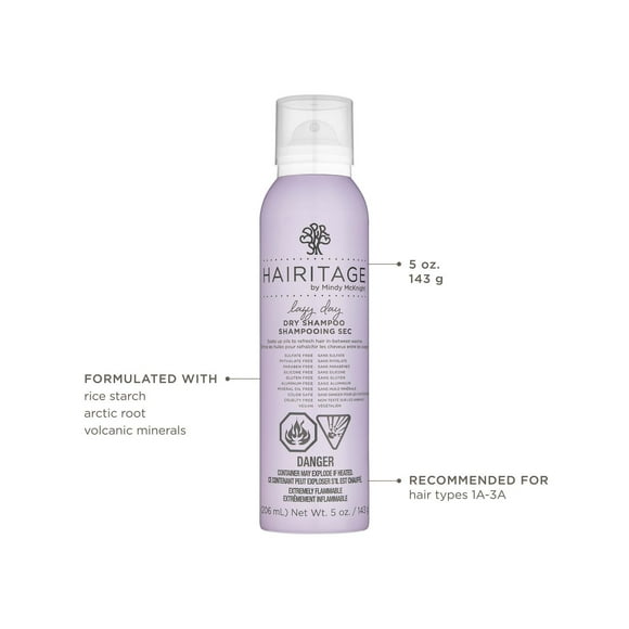 Hairitage Lazy Day Dry Shampoo, Dry Shampoo