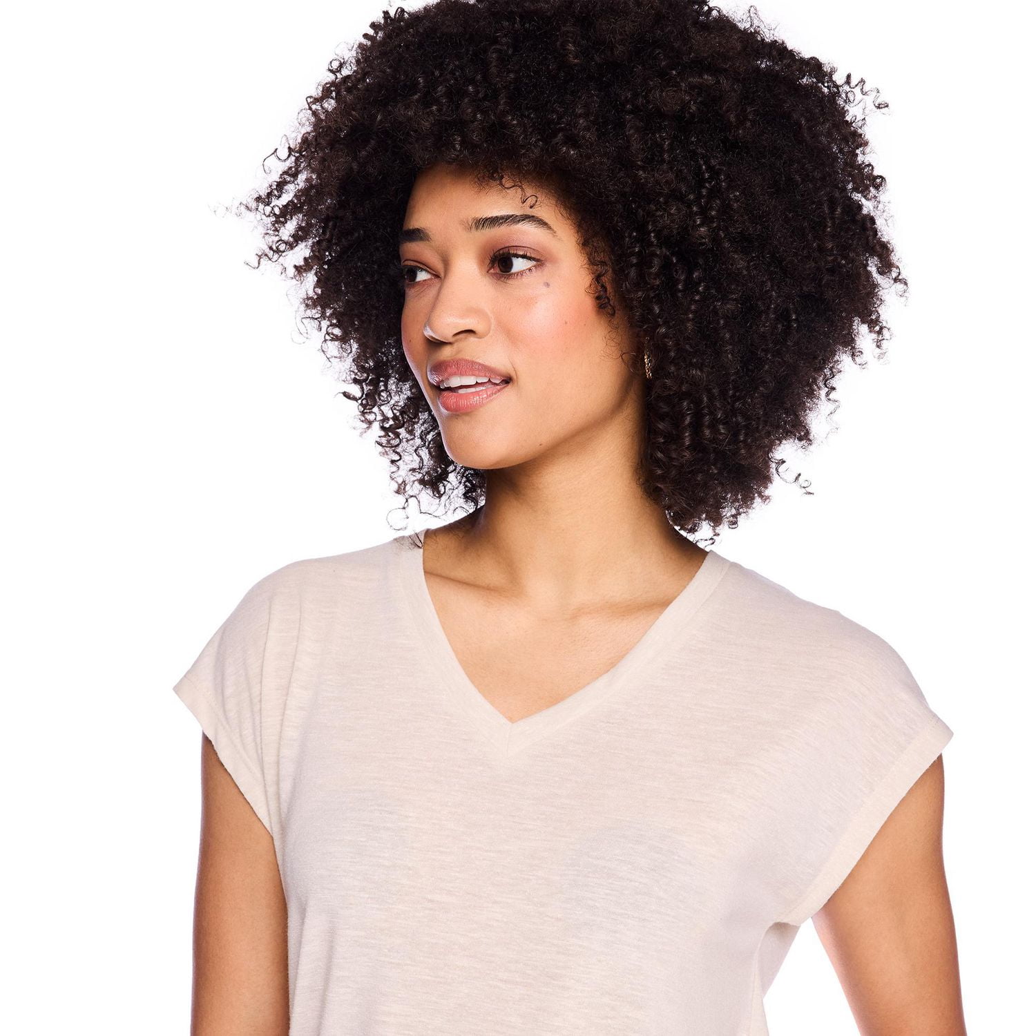 George Women's V-Neck Dolman-Sleeve Top