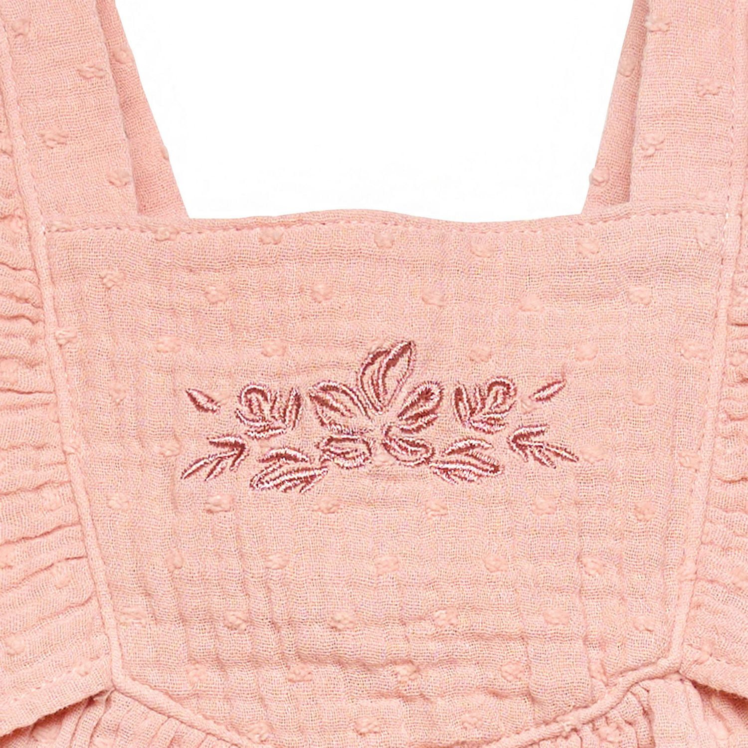 modern moments™ by Gerber® - Ensemble 2 pièces robe à manches volantées + couvre-couche - Rose