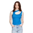 thumbnail image 1 of No Boundaries Women's Cut-Out Tank, 1 of 6