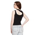 thumbnail image 3 of No Boundaries Women's Cut-Out Tank, 3 of 6