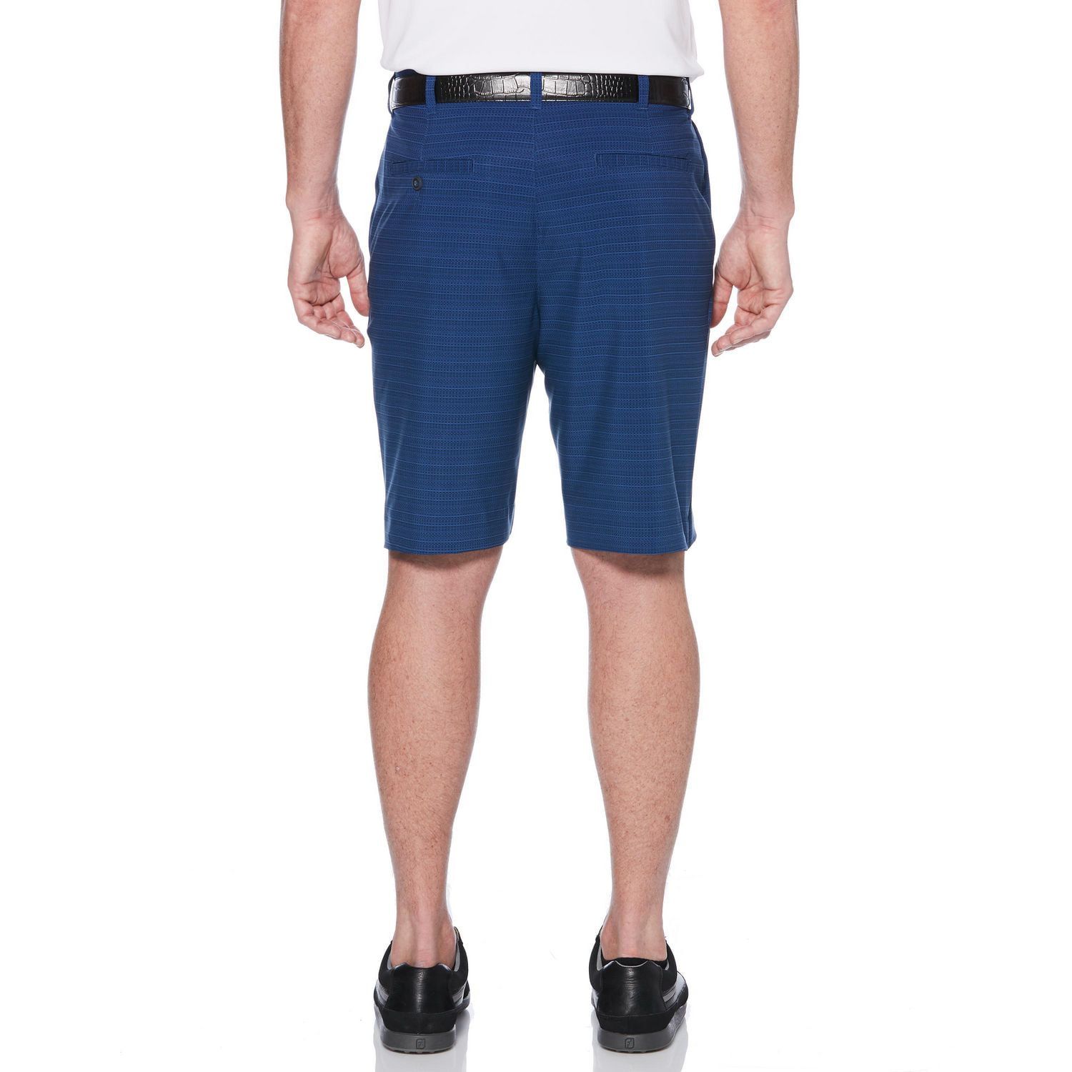 Ben Hogan Performance Men's Flat Front Horizontal Texture Active Flex Short