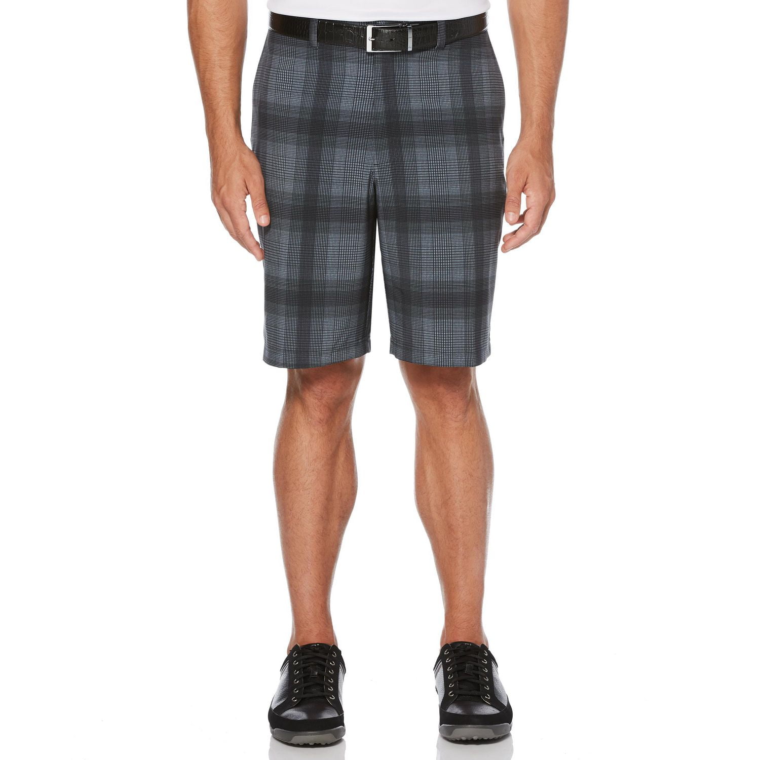 Ben Hogan Performance Men's Flat Front Plaid Active Flex Short