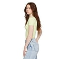 thumbnail image 2 of No Boundaries Women's V-Neckline Baby Tee, 2 of 6