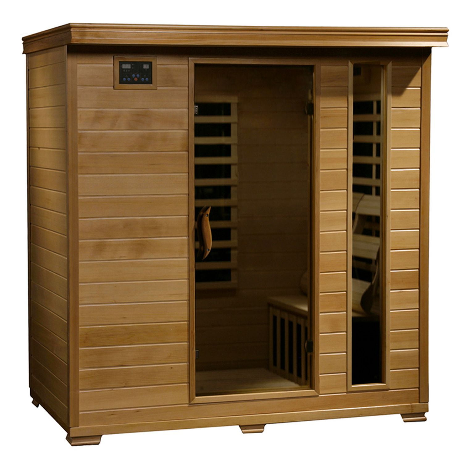 Radiant Saunas Hemlock Infrared Sauna with 9 Carbon Heaters Walmart