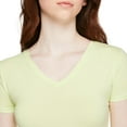 thumbnail image 4 of No Boundaries Women's V-Neckline Baby Tee, 4 of 6