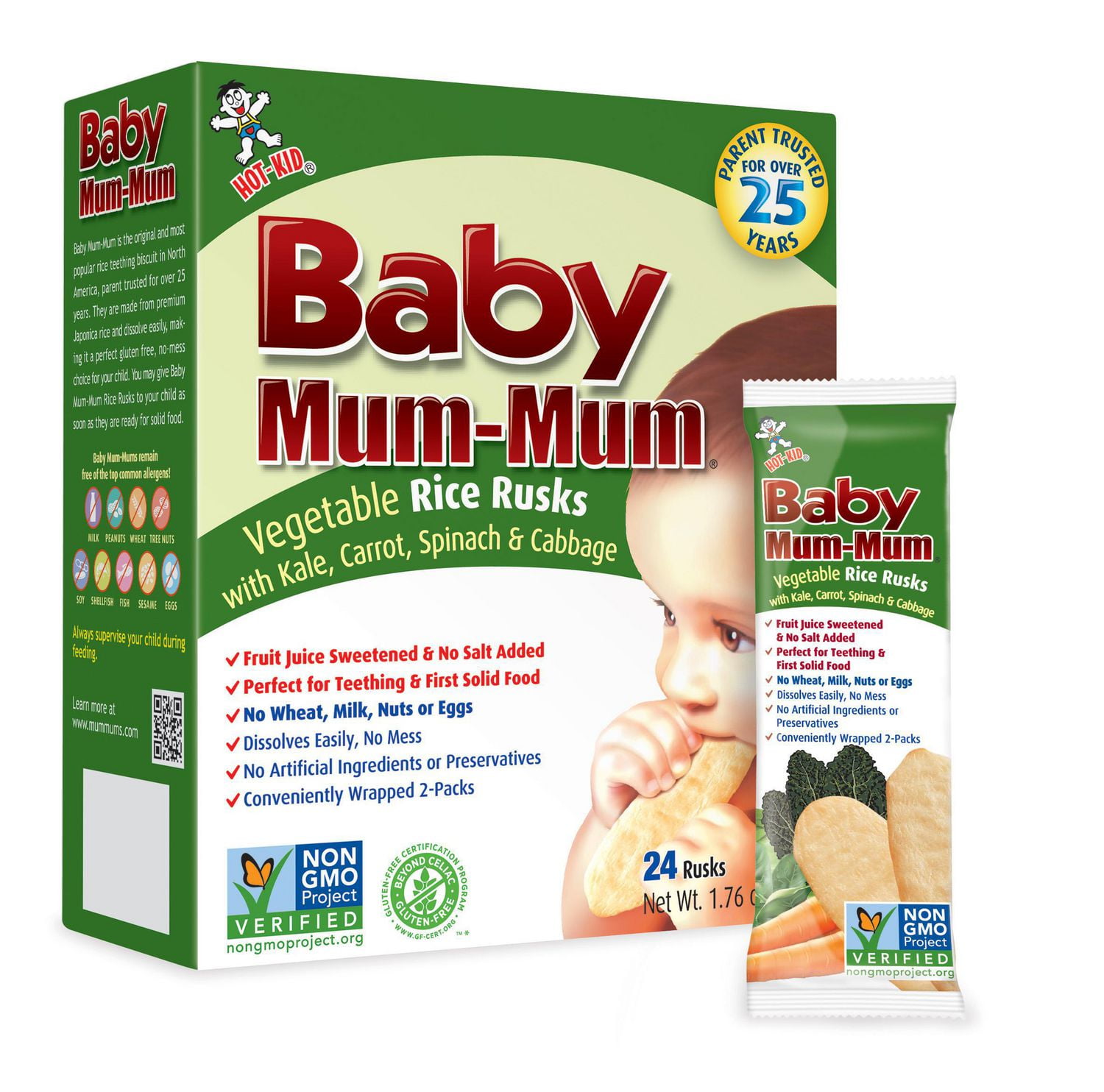 Baby mum mum cheap vegetable rice rusks