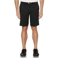 thumbnail image 1 of Ben Hogan Performance Men's Flat Front Solid Textured Short With Media Pocket, 1 of 2
