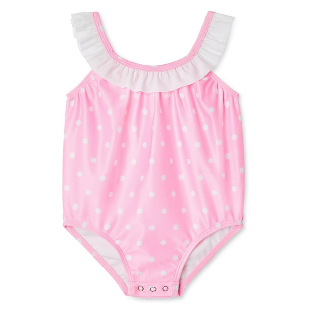 Baby Girls' Ruffle Swimsuit 1Piece Walmart.ca