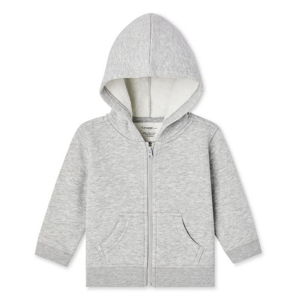 Baby Boys' Fleece FullZip Hoodie Walmart.ca