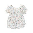 thumbnail image 1 of modern moments™ by Gerber® - Smocked Bubble Romper - Ivory, 1 of 5