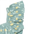 thumbnail image 3 of modern moments™ by Gerber® - Long Leg Flutter Sleeve Romper - Teal Lemon Vine, 3 of 5