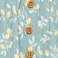 thumbnail image 2 of modern moments™ by Gerber® - Combinaison à manches longues et volants - Teal Lemon Vine, 2 of 5