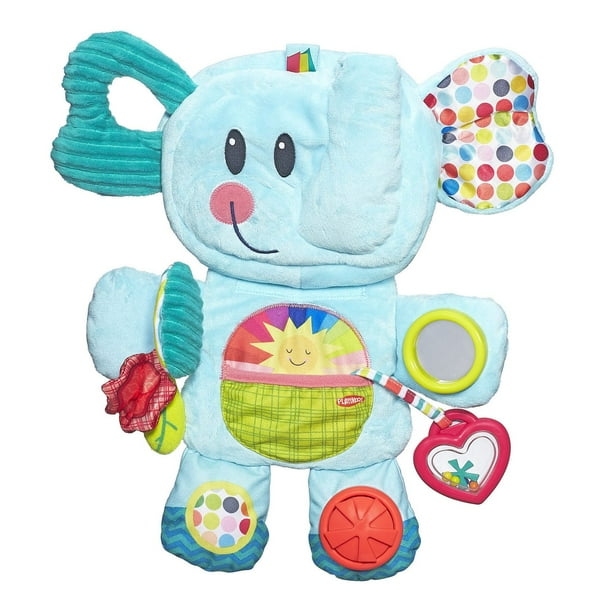 Peluche Elephant Jouet Bebe 6 Mois Jouets d'Éveil Peluche Musical