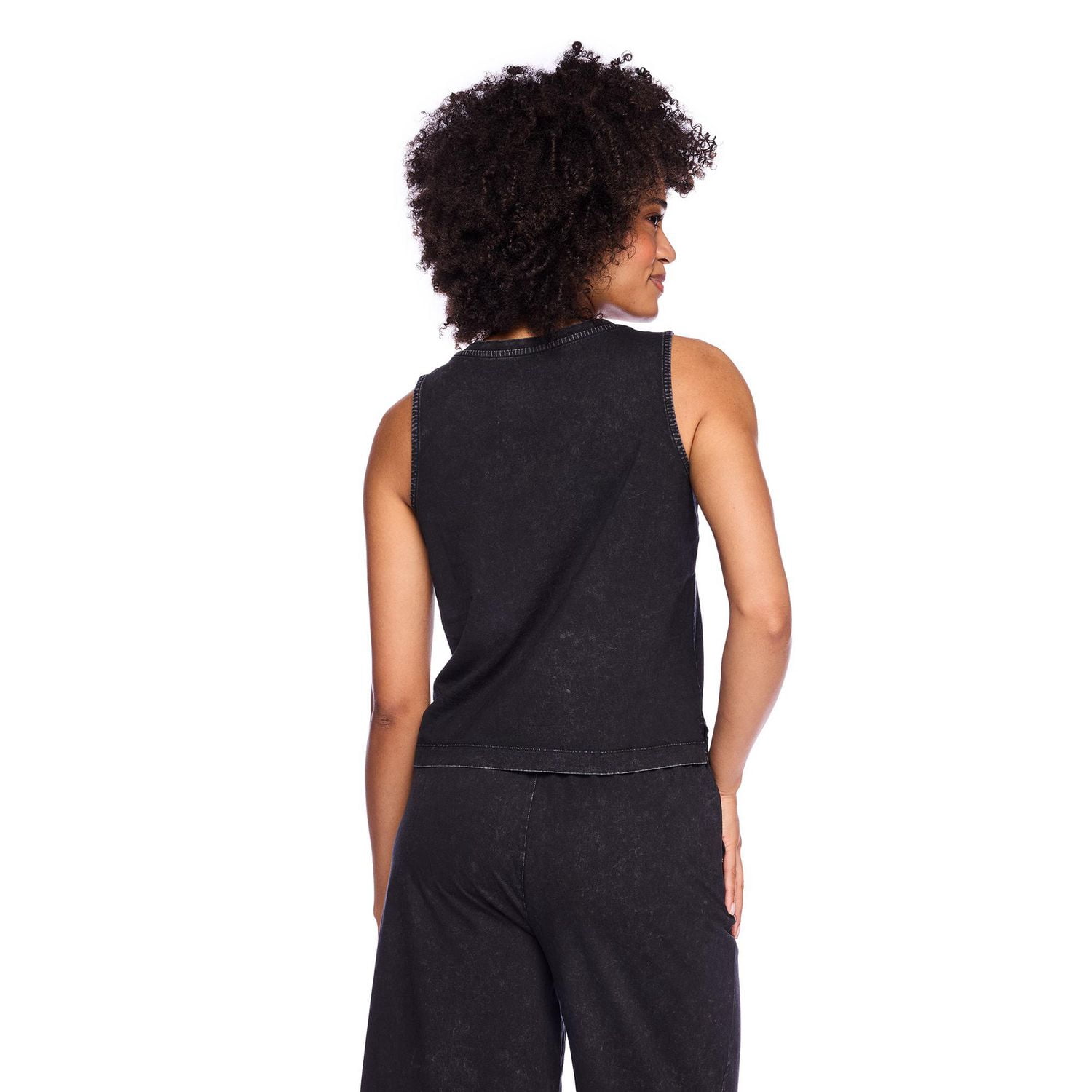 George Women's Mineral Washed V-Neck Tank Top