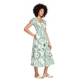 thumbnail image 2 of George Women's Puff Sleeve Printed Maxi Dress, 2 of 6