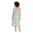 thumbnail image 3 of George Women's Puff Sleeve Printed Maxi Dress, 3 of 6