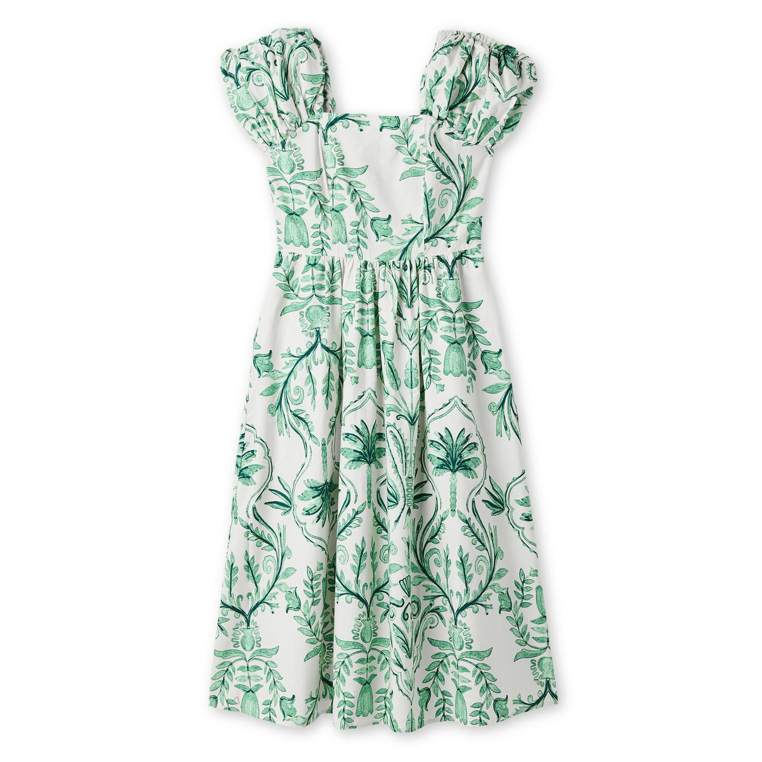 George Women's Puff Sleeve Printed Maxi Dress