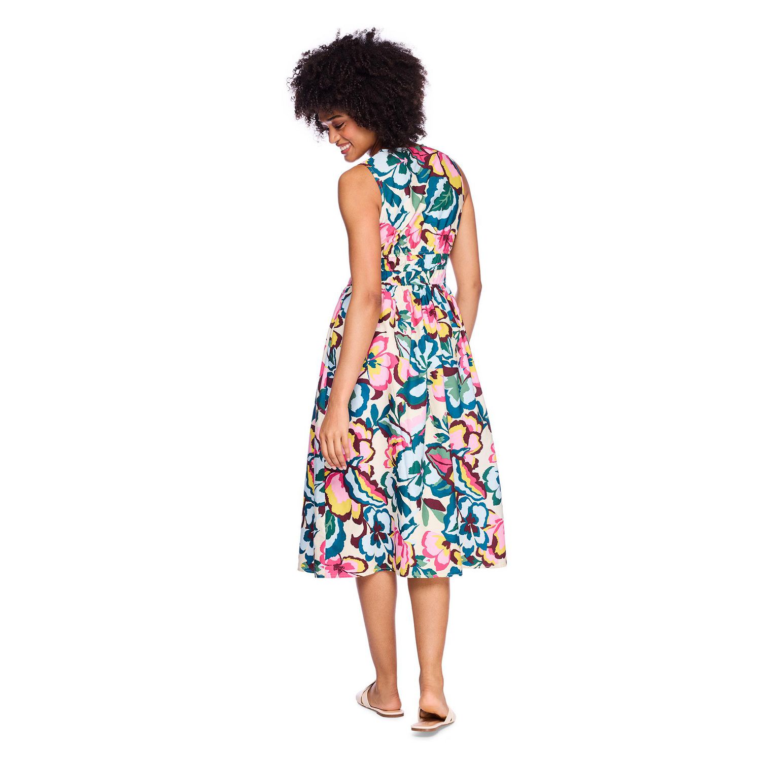 Robe à taille smockée George pour femmes