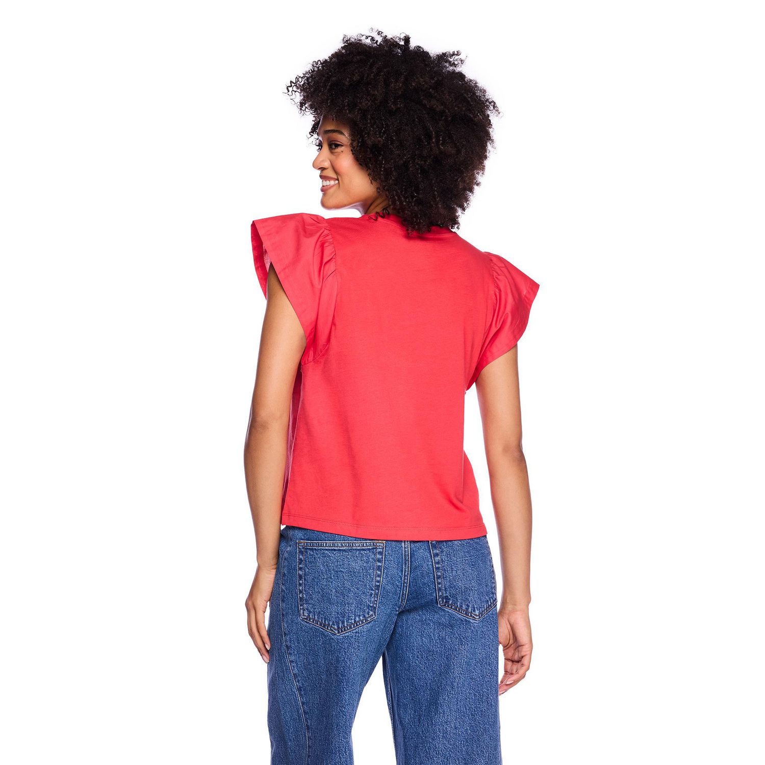 George Women's Flutter-Sleeve Top