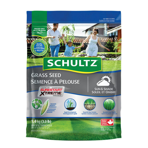 Semence à pelouse Schultz avec SureStart Xtreme