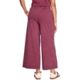 thumbnail image 3 of George Women's Mineral Washed Pull-On Cropped Pant, 3 of 6