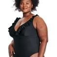 thumbnail image 2 of George Plus Women's Ruffle Swimsuit, 2 of 6