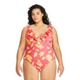 thumbnail image 1 of George Plus Women's Ruffle Swimsuit, 1 of 6