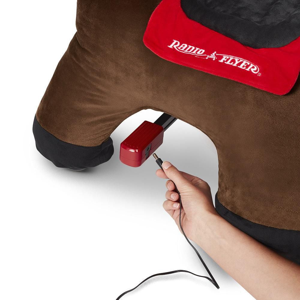 Radio flyer lightning electric ride clearance on horse