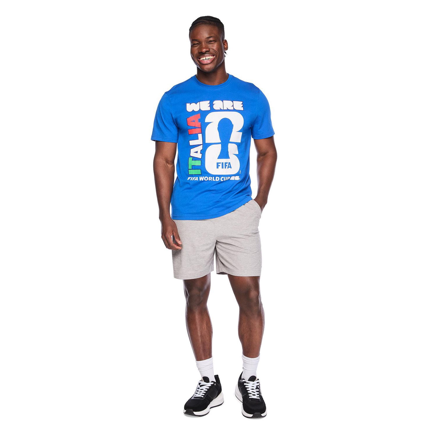 T-shirt Coupe du monde FIFA 2026 Italie pour hommes