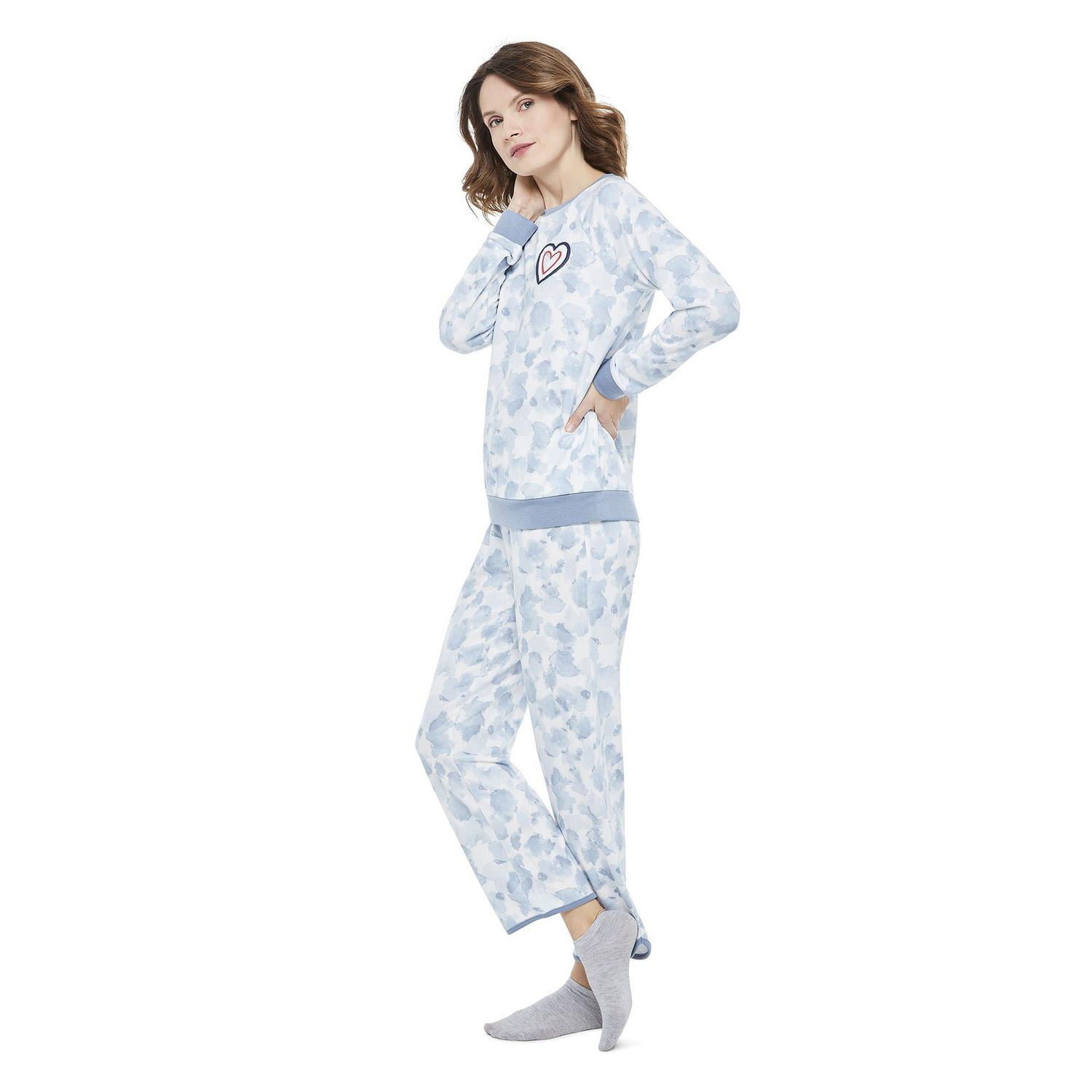 LOVE Ellen DeGeneres Women s Yummy Pajamas 2 Piece Set Walmart