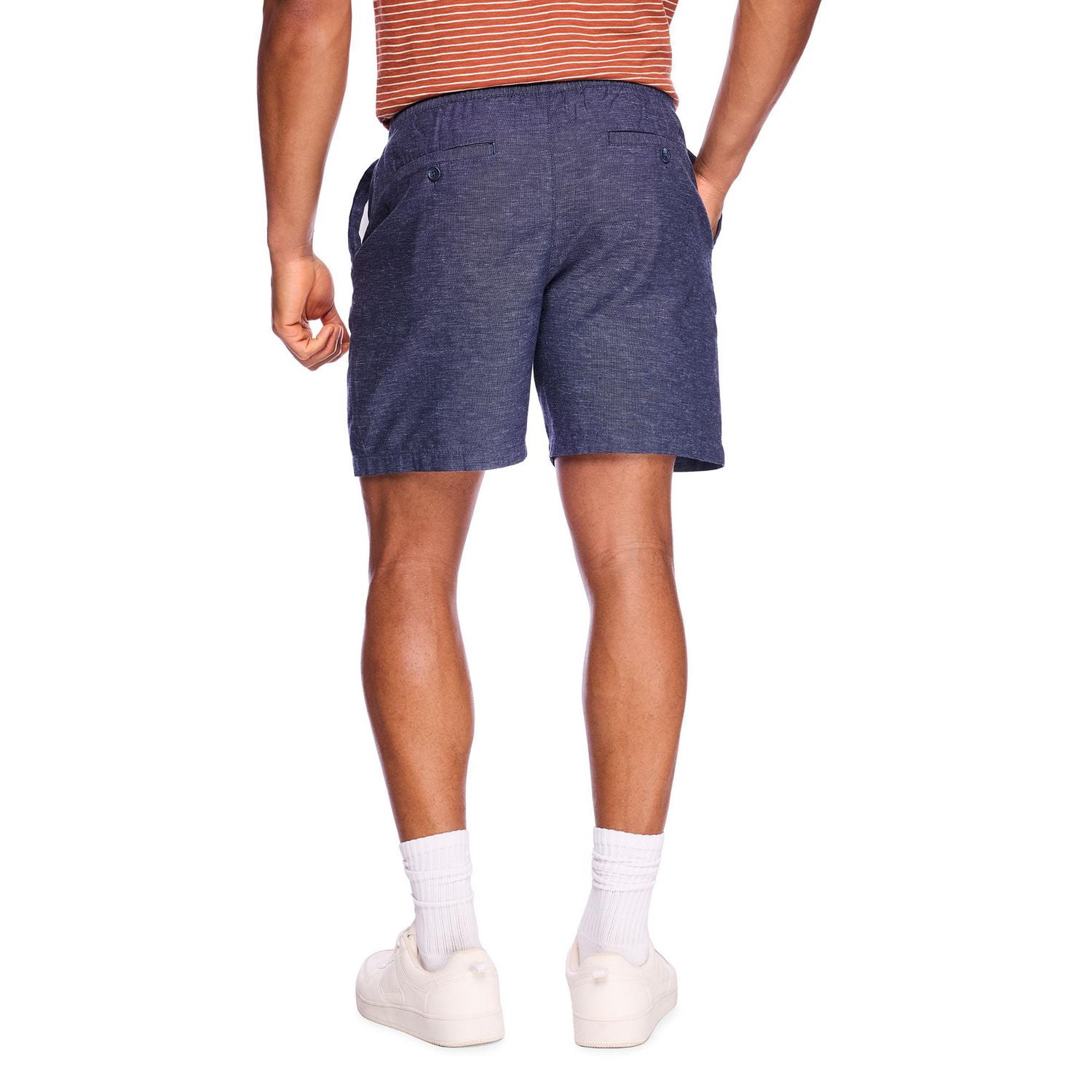 George Men's Linen-Blend Short