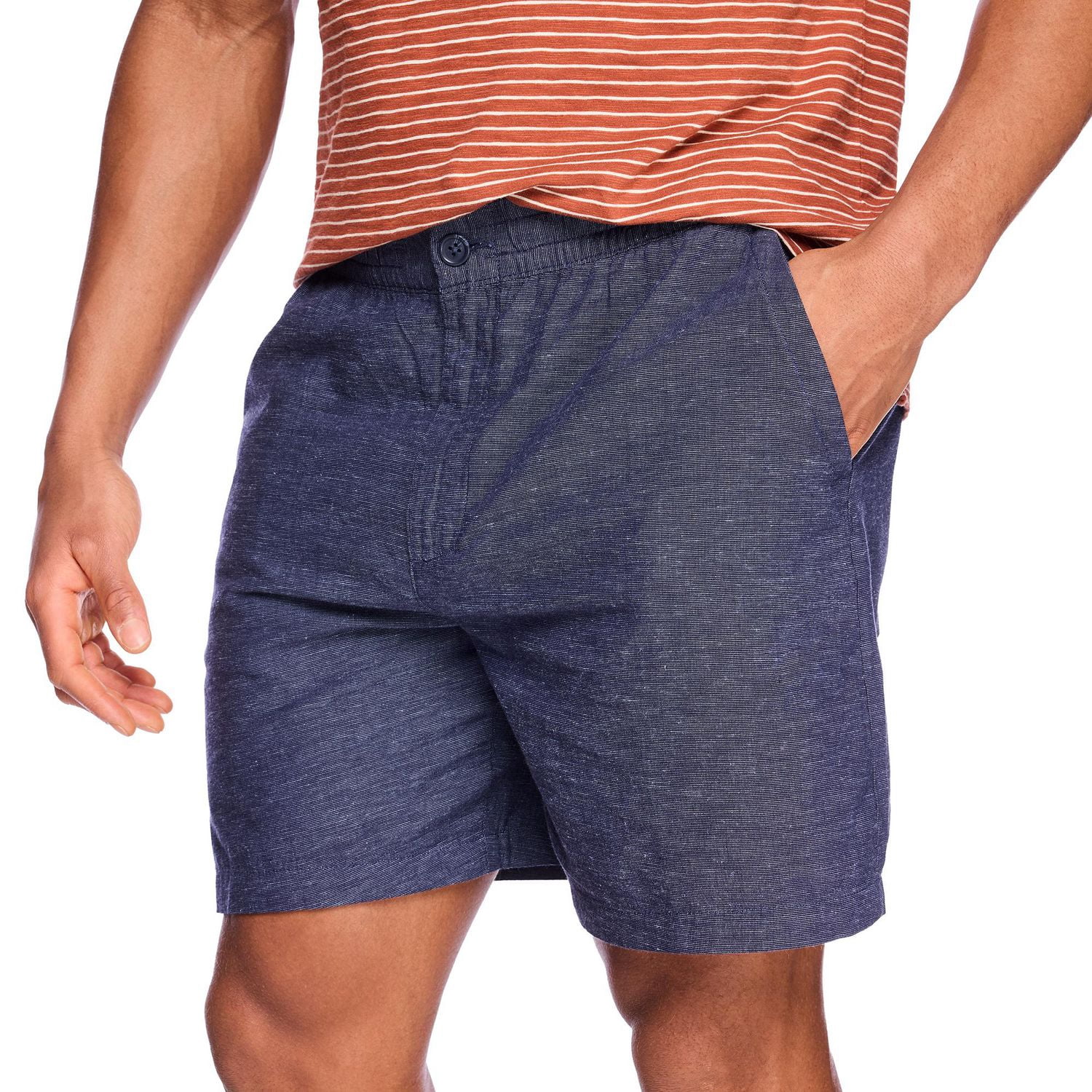 George Men's Linen-Blend Short