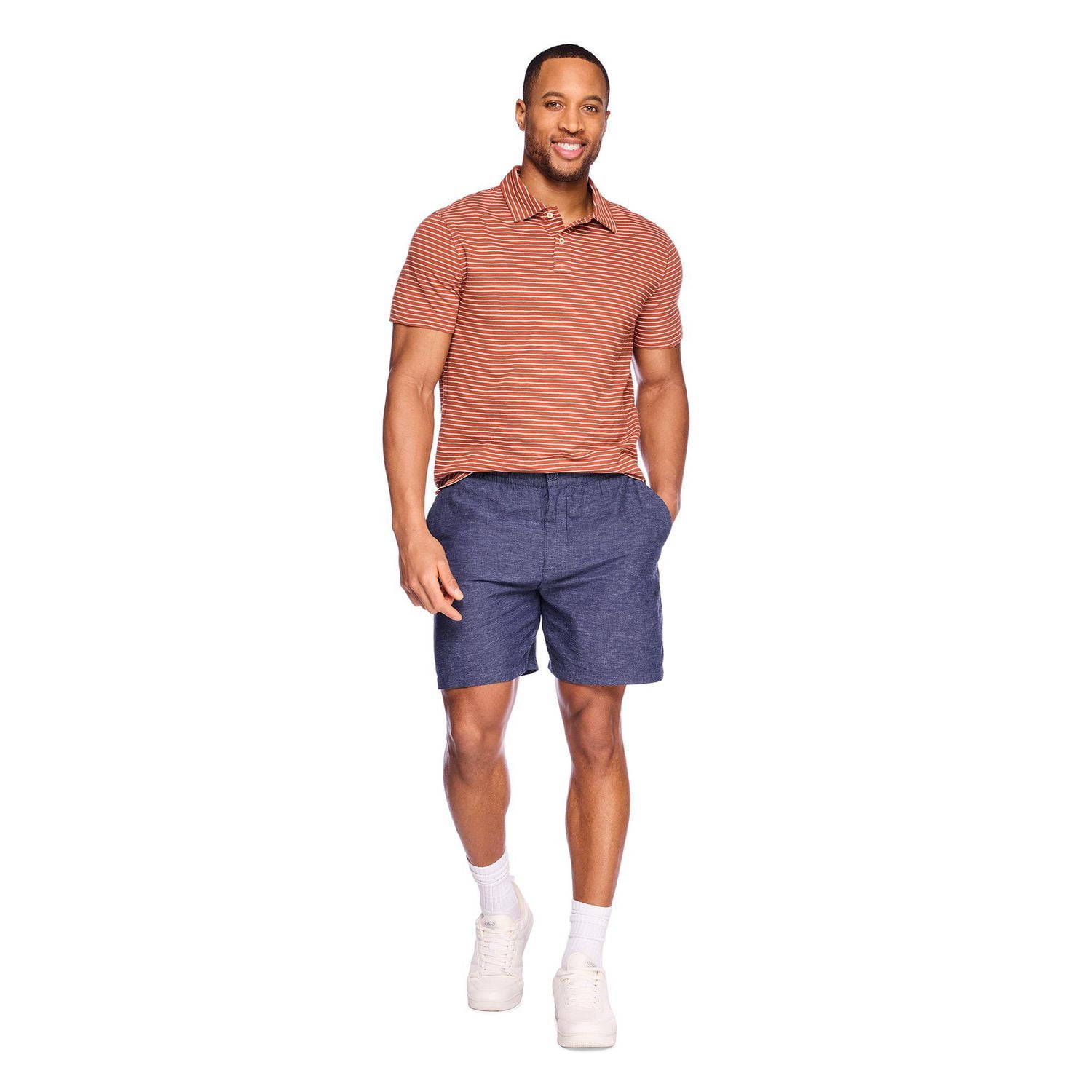 Short en mélange de lin George pour hommes