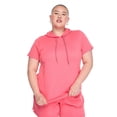 thumbnail image 1 of Haut à capuchon à manches courtes Lane Bryant Plus pour femmes, 1 of 6