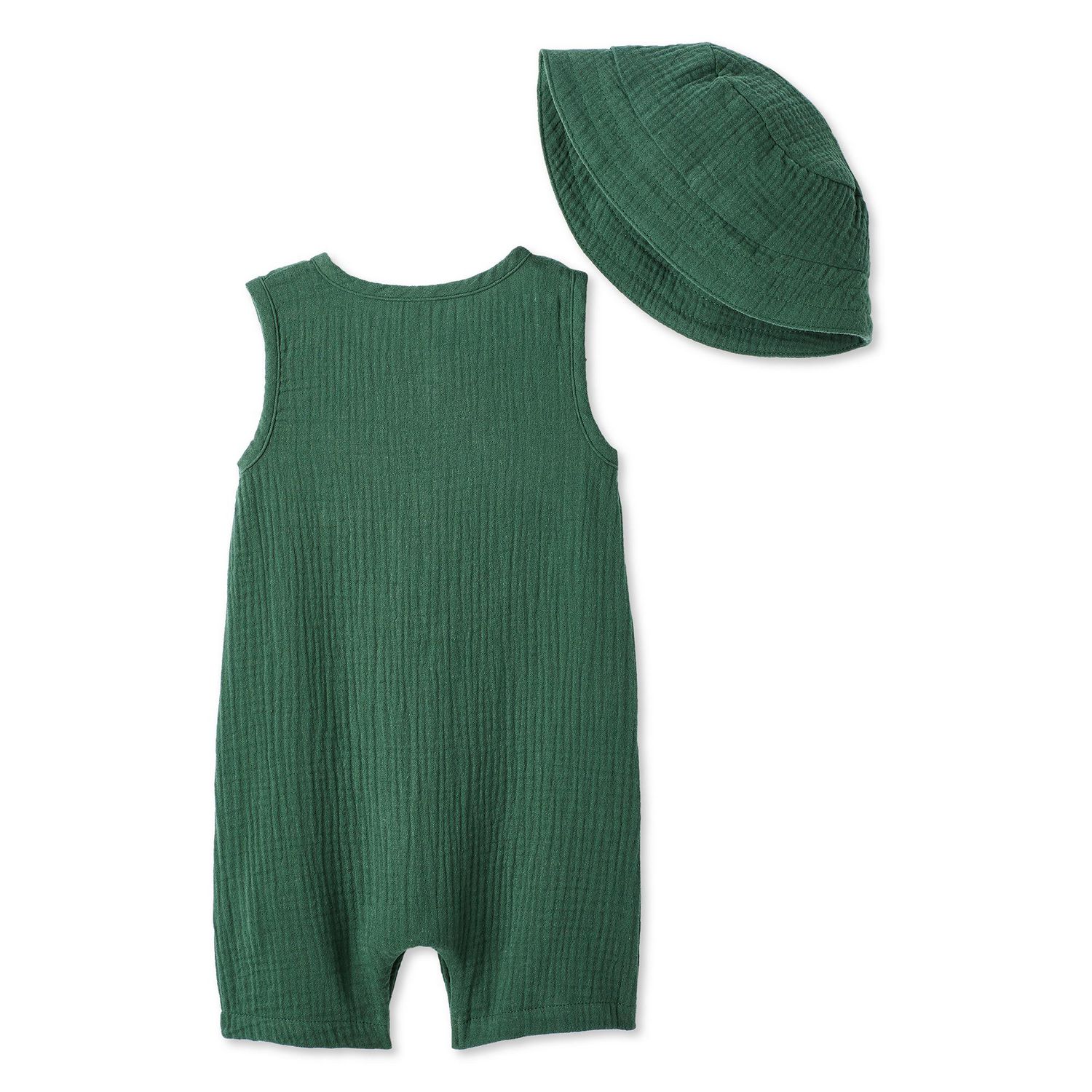 Ensemble 2 pièces en gaze chiffonnée George pour bébés garçons