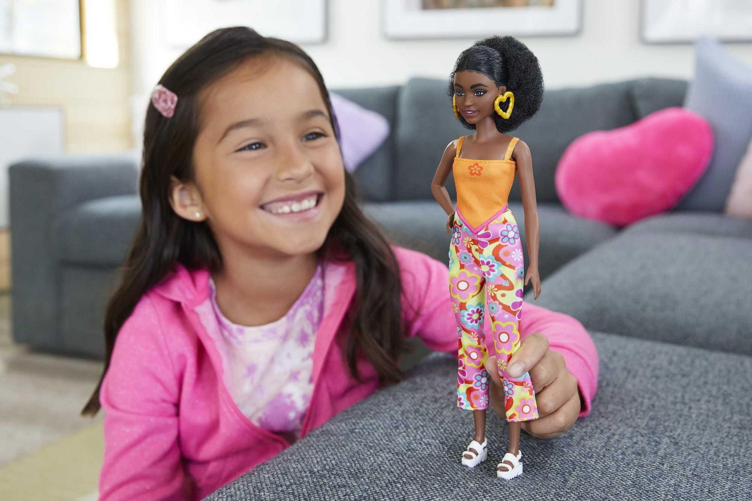 African american barbie best sale dolls with natural hair