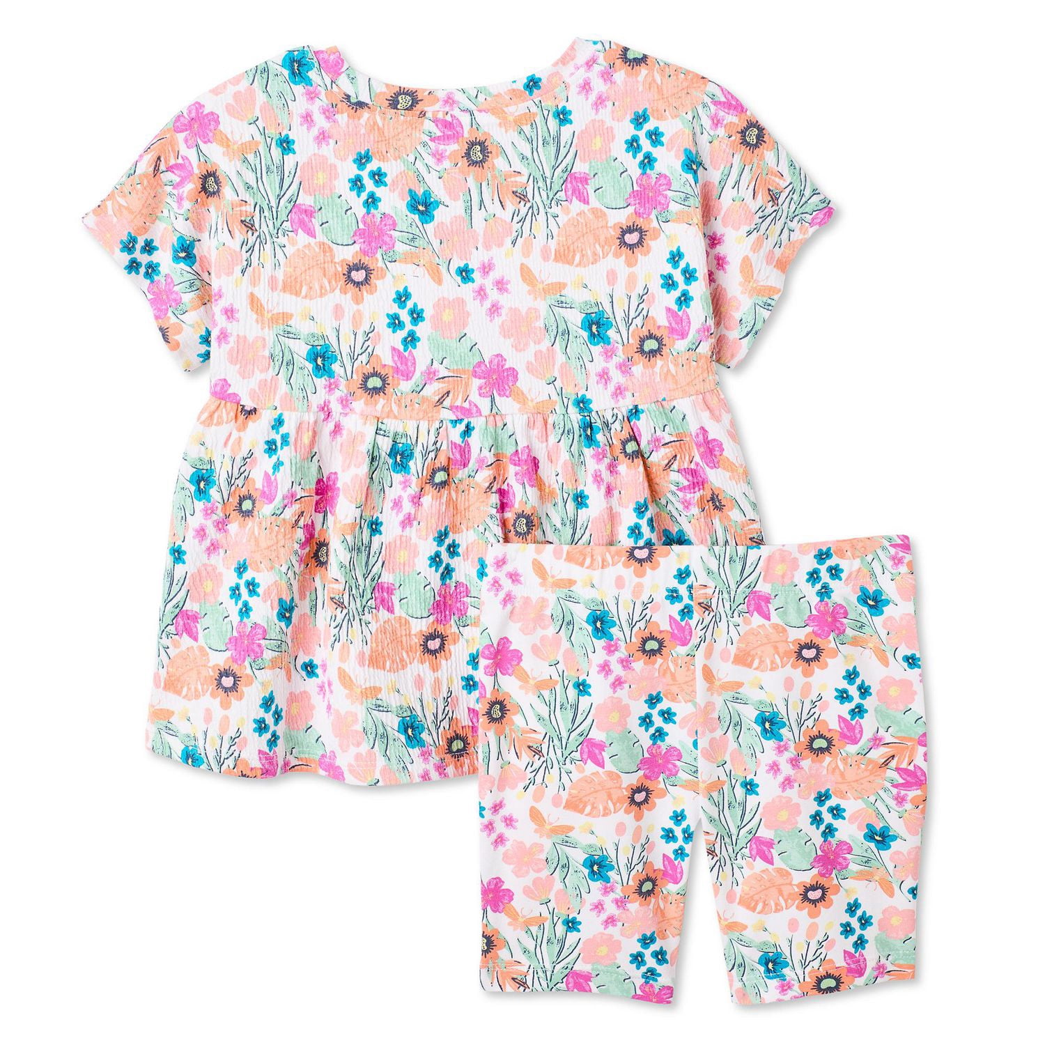 George Toddler Girls' Two Piece Peplum Top Set