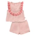 thumbnail image 1 of modern moments™ by Gerber®™ - Eyelet Ruffle Top + Shorts Set - Rose, 1 of 8